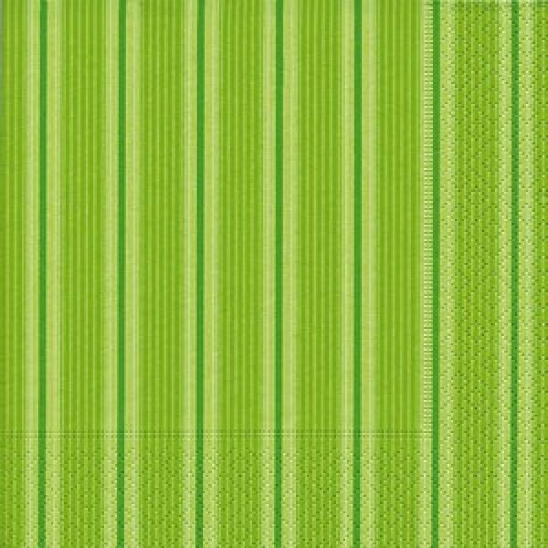 Servietten 25 x 25 cm, bedruckt, Design: UNIQUE STRIPES GREEN
